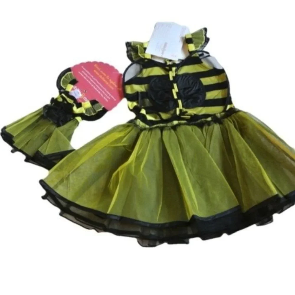 Dollie & Me Bumble Bee Dress Up‎ costume 4 NWT